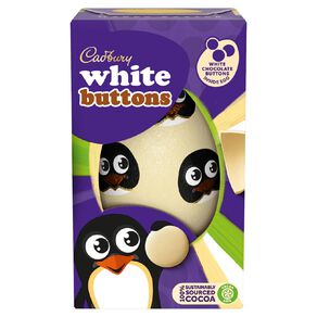 Cadbury White Buttons Egg 91G