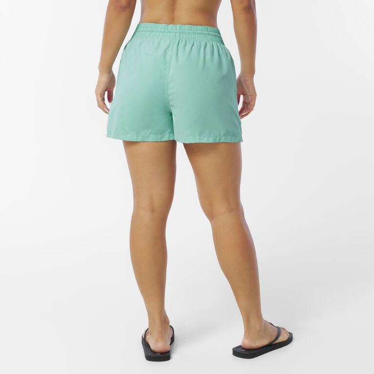 H&H Women's Short Suede Boardshorts, Green Mid, hi-res