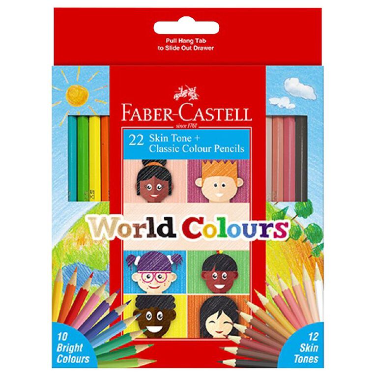 Faber-Castell Classic Colour Pencils World Set, , hi-res