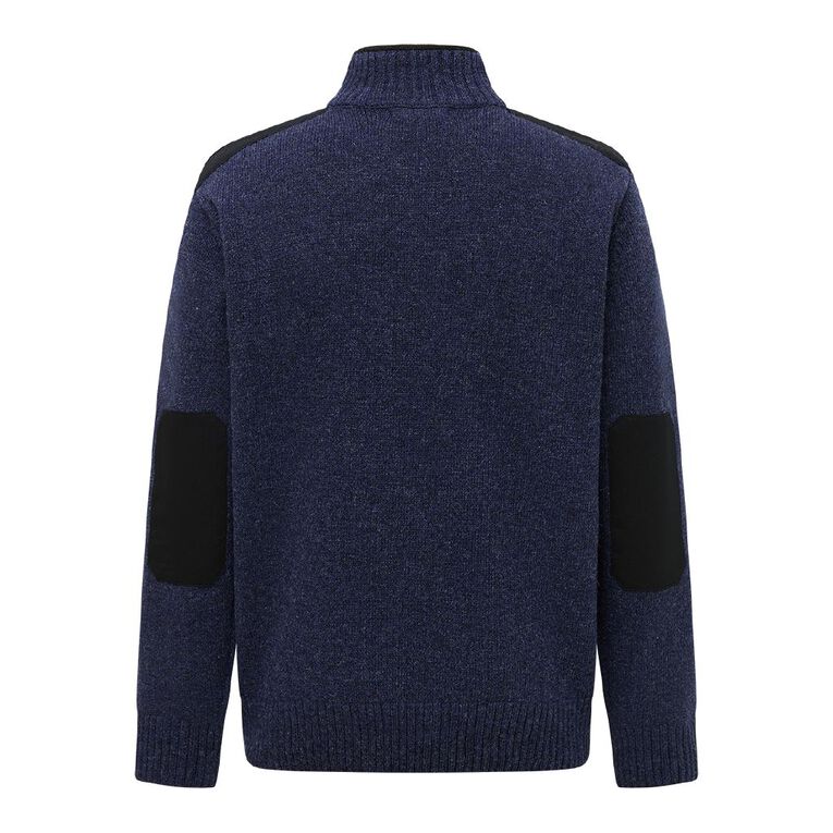 Back Country Men's Wool Jumper, Blue Dark, hi-res