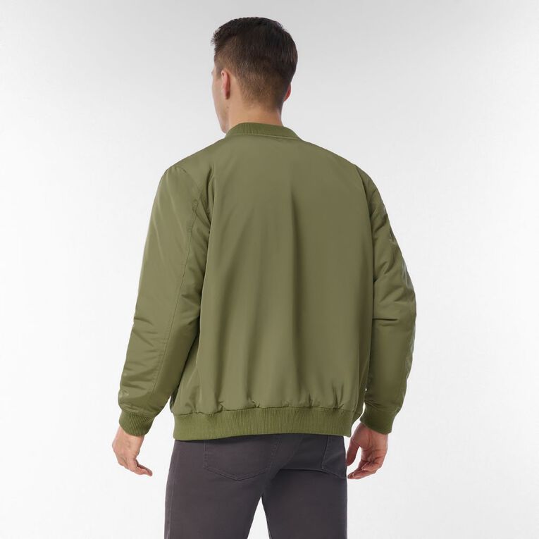 H&H Men's Bomber Jacket, Green Dark, hi-res