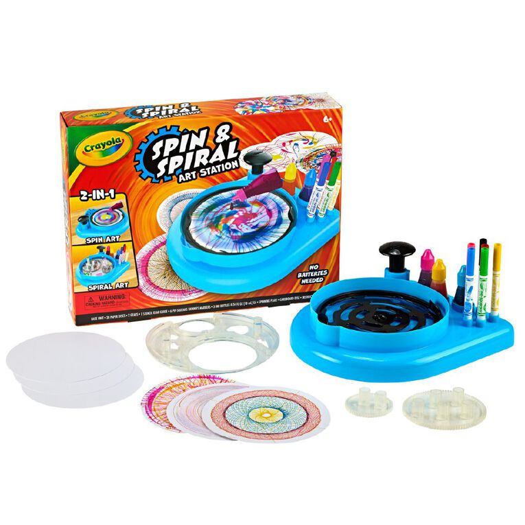 Crayola Spin n Spiral Art Station, , hi-res