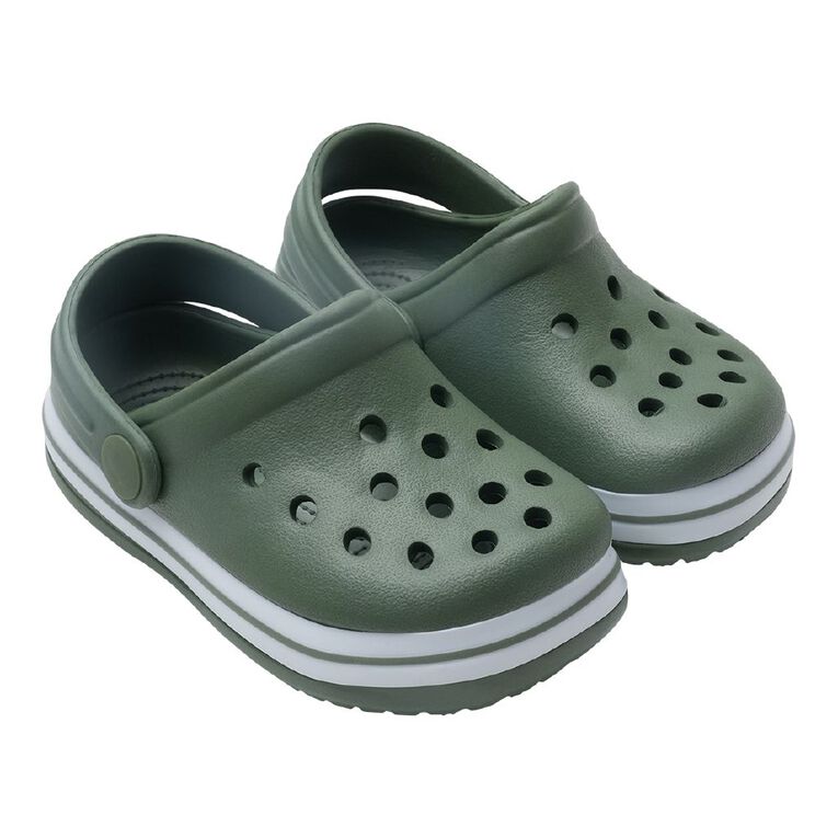 Young Original Junior Kids' Jack Frog Clog Shoes, Sage, hi-res
