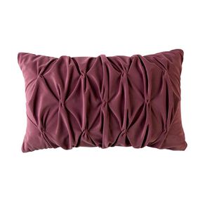 Living & Co Cushion Pintuck Pink 30cm x 50cm