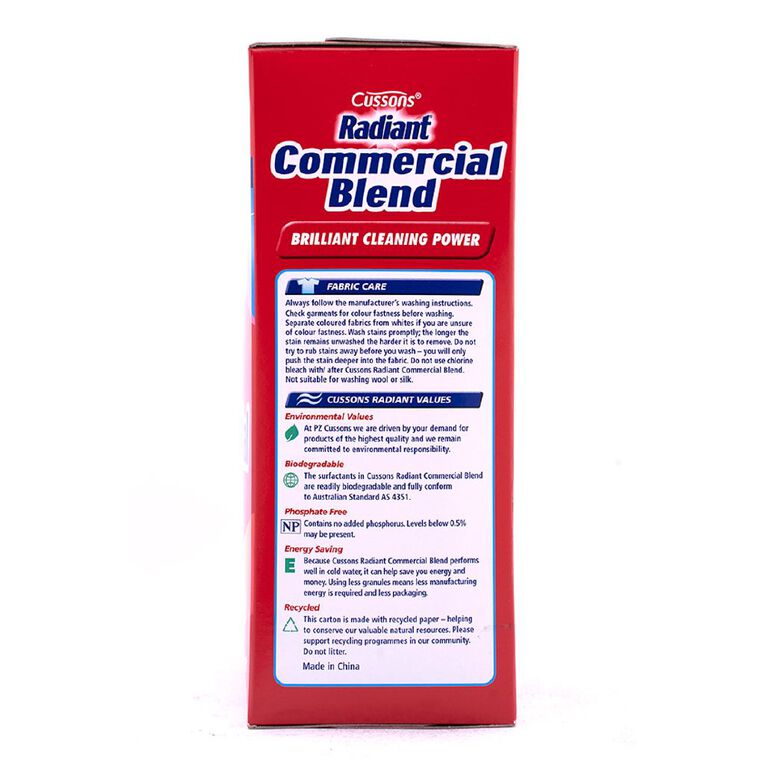 Cussons Radiant Commercial Blend Laundry Powder 2kg, , hi-res