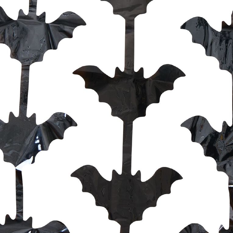 Scarehouse Halloween Bat Door Curtain Decoration, , hi-res