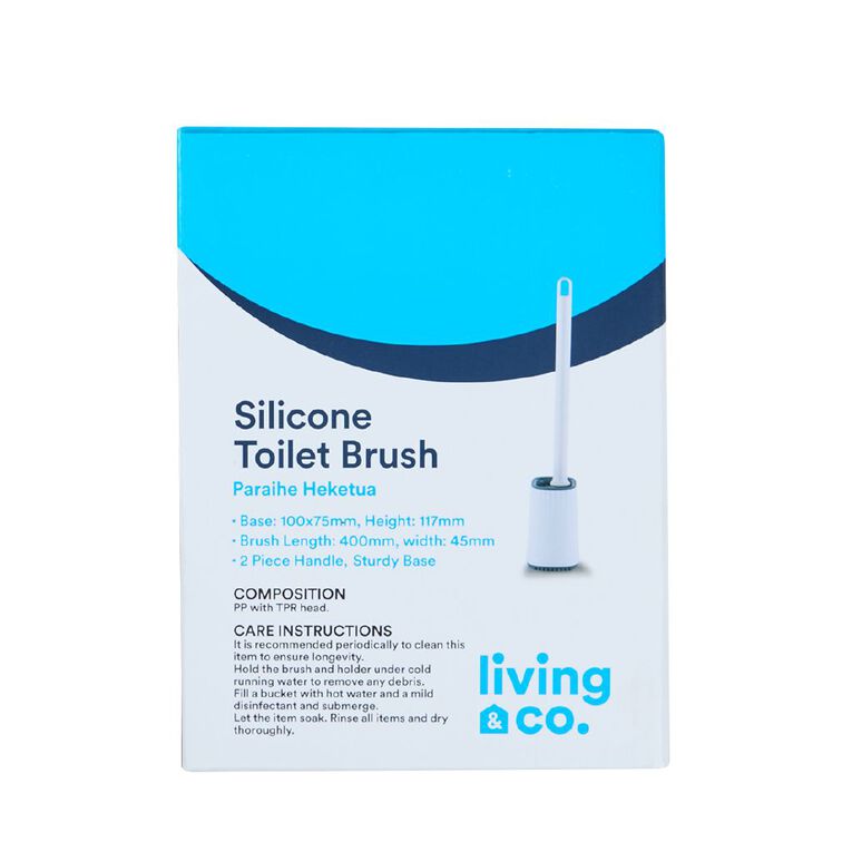 Living & Co Toilet Brush Silicone Grey, , hi-res