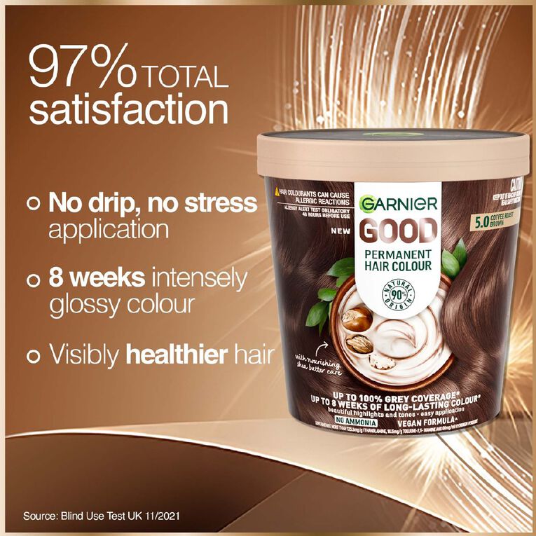 Garnier Good Hair Colour Coffee Roast Brown 5.0, , hi-res