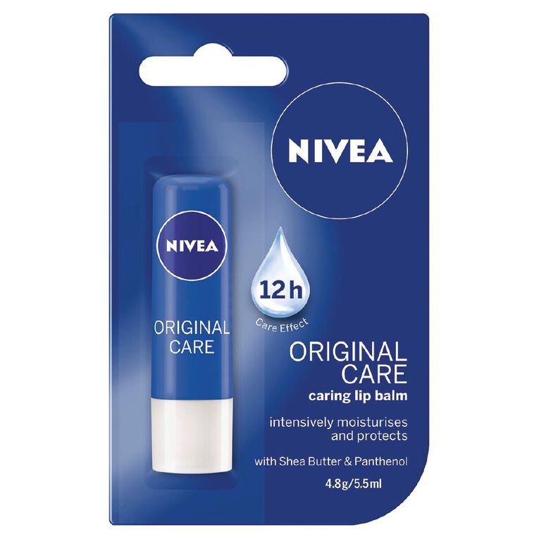 Nivea Original Lip Balm 4.8g, , hi-res