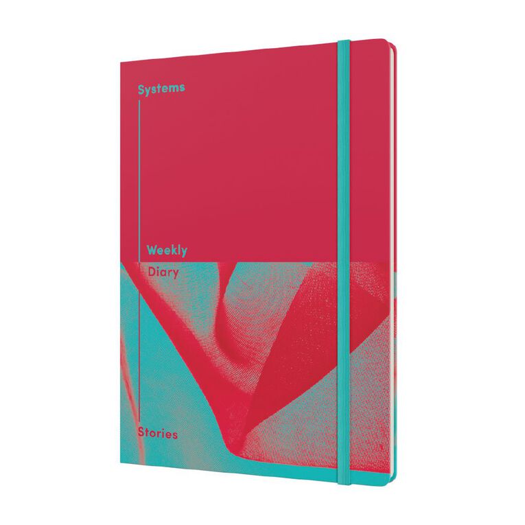 Jumble & Co Diary Week to View Undated System & Stories A5, , hi-res