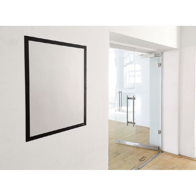 DURAFRAME Self Adhesive Sign 1 Pack Black A3, , hi-res