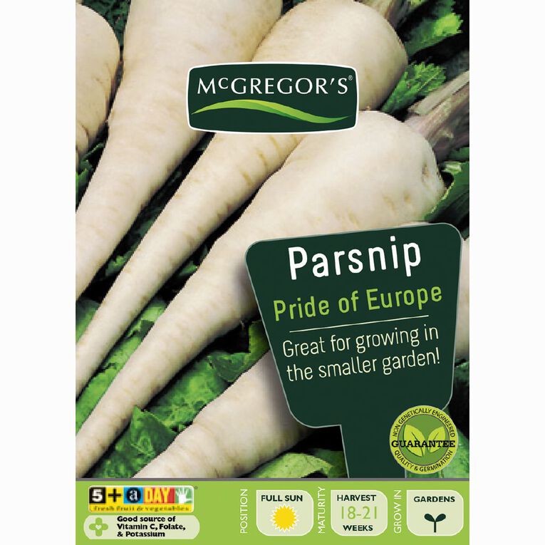 McGregor's Parsnip Pride of Europe Vegetable Seeds, , hi-res