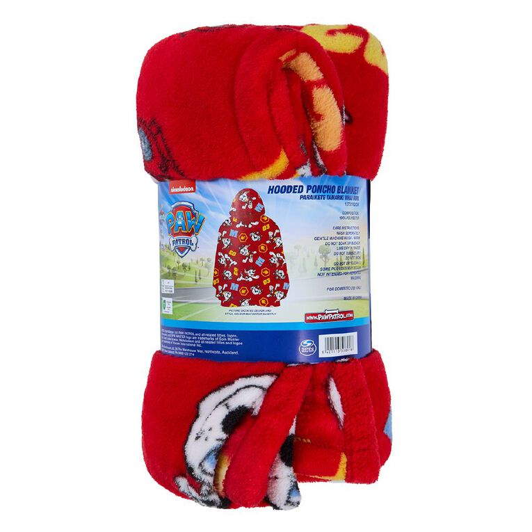 Paw Patrol Hooded Blanket Marshall, , hi-res