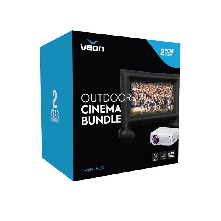 Veon Outdoor Cinema Projector Bundle With 120 Inch Screen