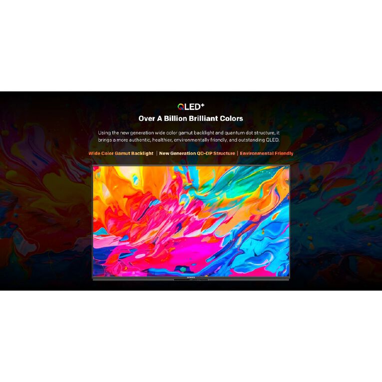 JVC 55 Inch 4K Ultra HD QLED Mini LED Google Smart TV JV5524M Silver