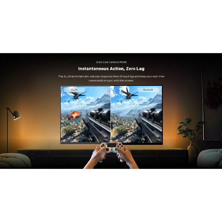 JVC 55 Inch 4K Ultra HD QLED Mini LED Google Smart TV JV5524M Silver