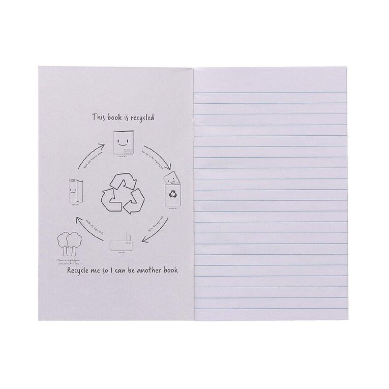 WS Notebook 3B1 7mm Ruled Fluoro 32 Leaf Mixed Assorted