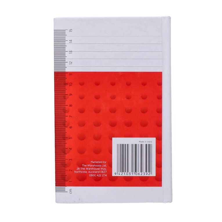 WS Notebook 6B1 Index 7mm Ruled 64 Leaf Red