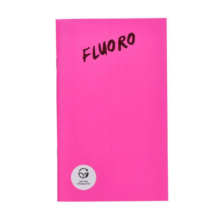 WS Notebook 3B1 7mm Ruled Fluoro 32 Leaf Mixed Assorted