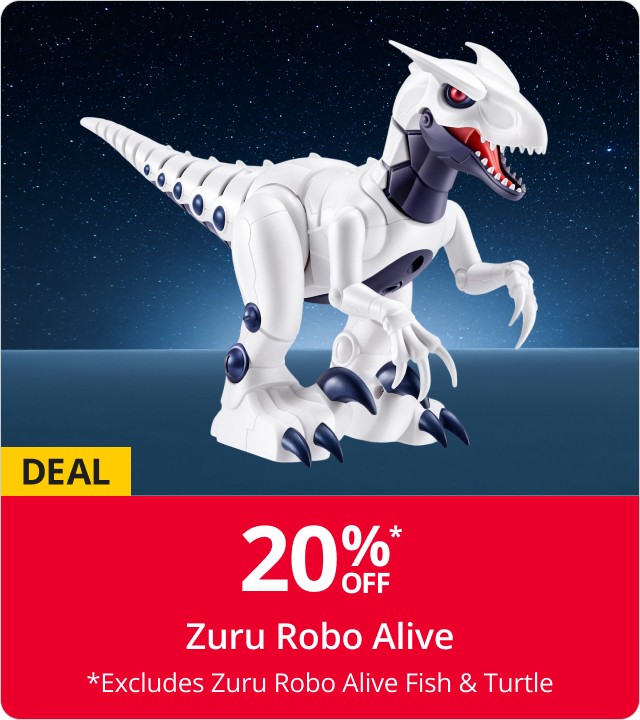 20% off Zuru Robo Alive