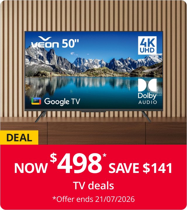 TV deals
Now $498
Save $141