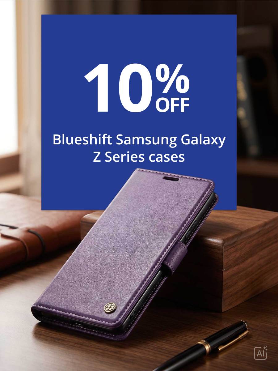 10% Off Blueshift Samsung Galaxy Z Series cases
