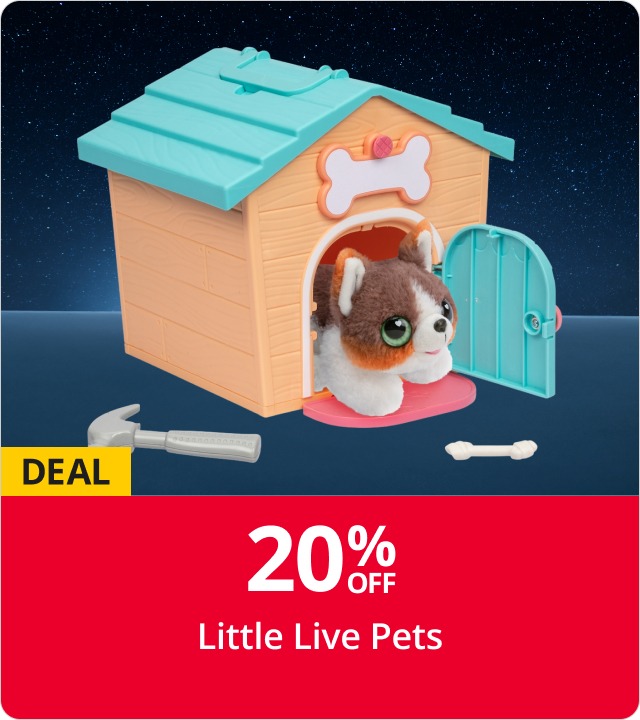 20% off Little Live Pets
