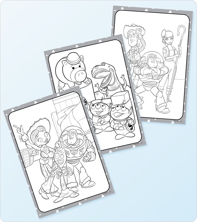Toy Story 2 Colouring Pages