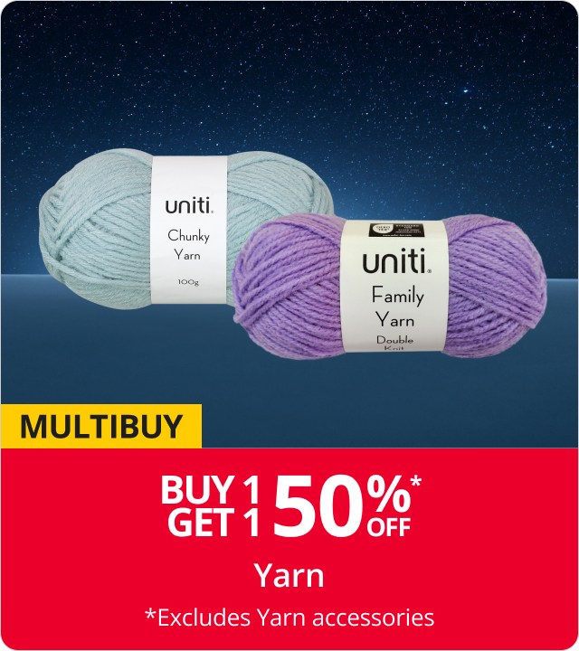 Buy 1 Get 1 Half Price Yarn
