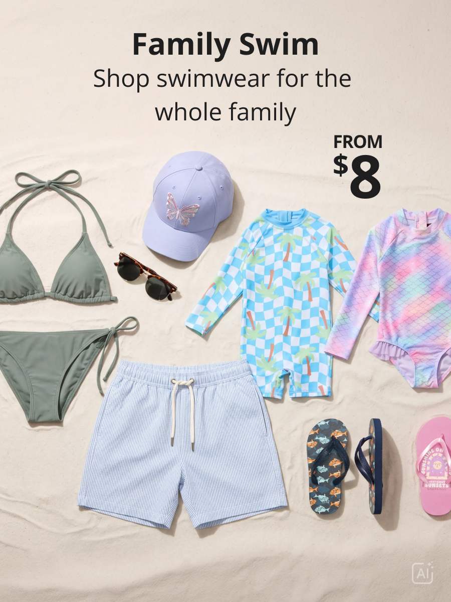 Family Swim - Shop swimwear for the whole family
