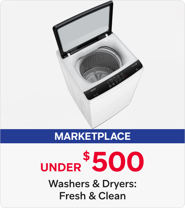 Washers & Dryers under $500