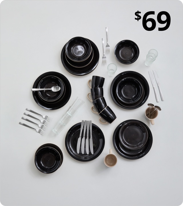 54 piece dining set