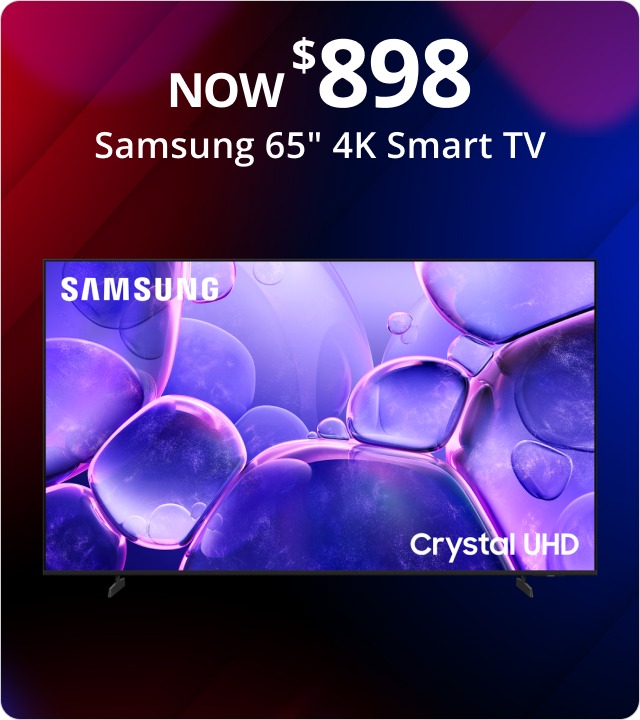 Samsung 65-inch 4K Smart TV Now $898 Save $401