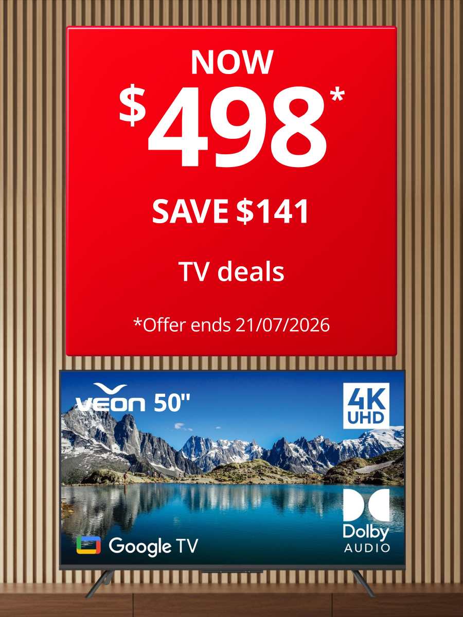 TV deals Now $498 Save $141