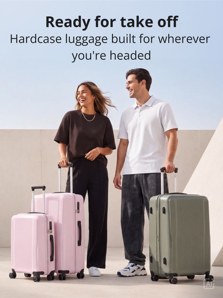 Ready for take off Hardcase luggage built for wherever you're headed.