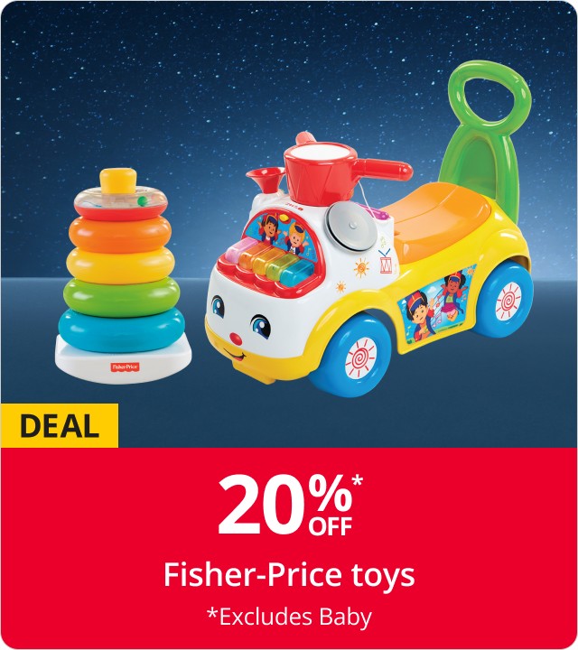 20% off Fisher-Price toys