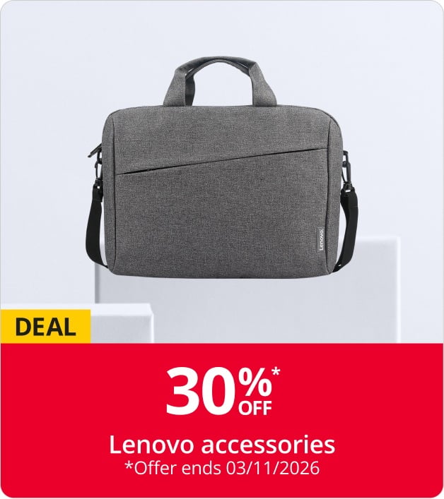 30% off Lenovo accessories