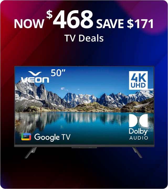 TV deals Now $468 Save $171