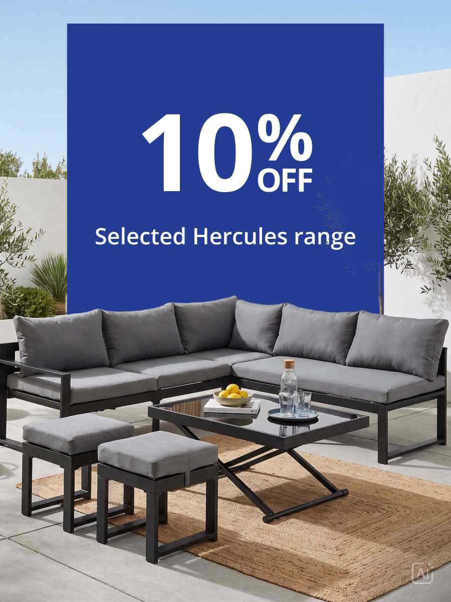 10% Off Selected Hercules range