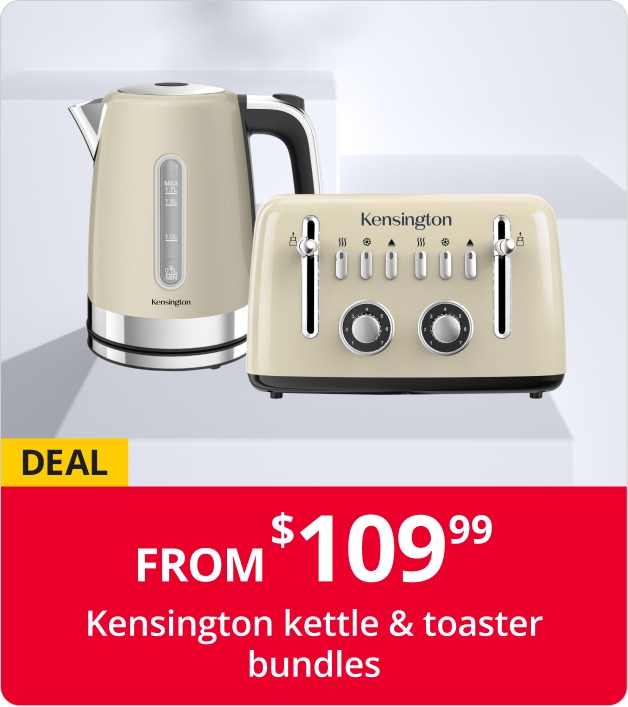 From $109.99 Kensington kettle & toaster bundles