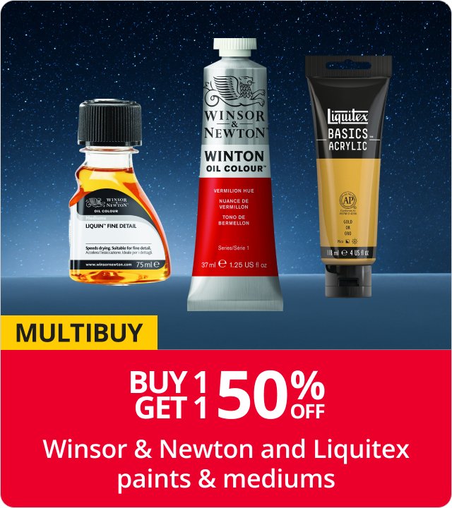 Buy 1 Get 1 Half Price Liquitex Winsor