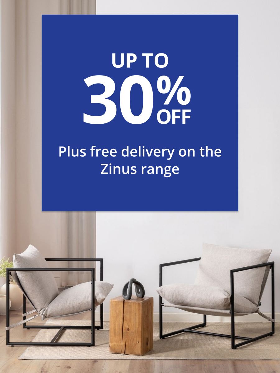 30Off Plus free delivery on the Zinus