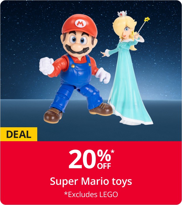 20% off Super Mario toys