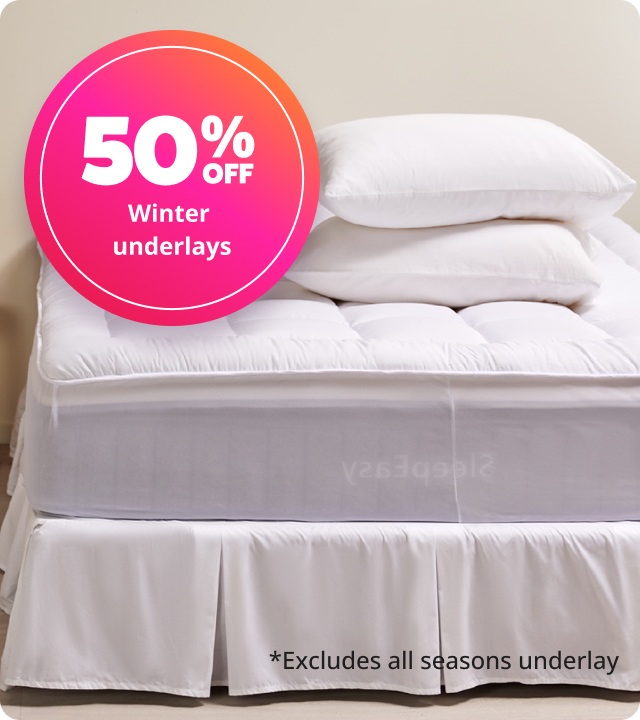 50% off winter underlays