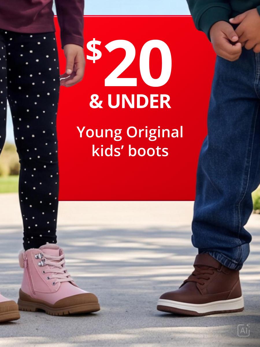 $20 and under All Young Original kids boots