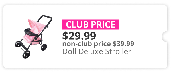 $29.99 Doll Deluxe Stroller