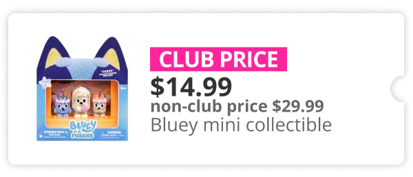 $14.99 Bluey mini collectible