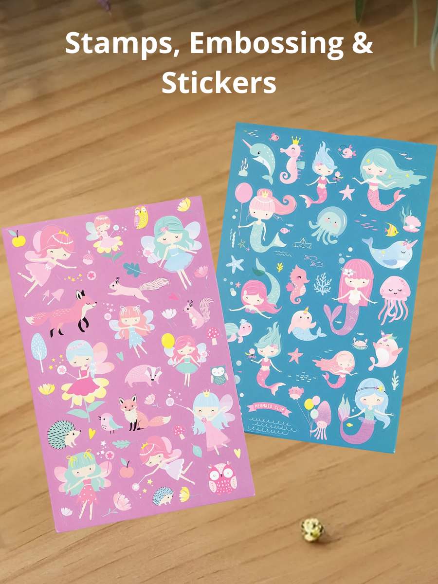 Stamps, Embossing & Stickers