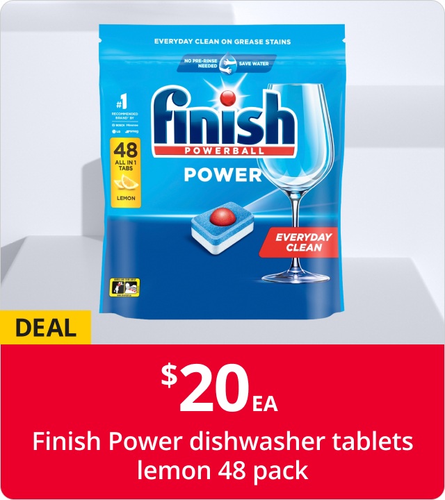 20 EA Finish Power dishwasher tablets