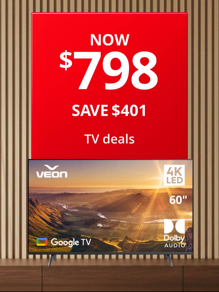 TV deals Now $798 Save $401